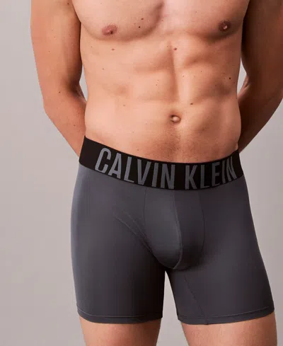 Calvin Klein Men's 3-pack Intense Power Micro Boxer Briefs In Black