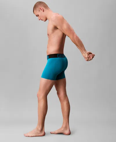 Calvin Klein Men's Intense Power Micro 3-pack Boxer Brief In Blue