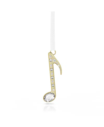 Swarovski Holiday Magic Music Note Ornament In Gold