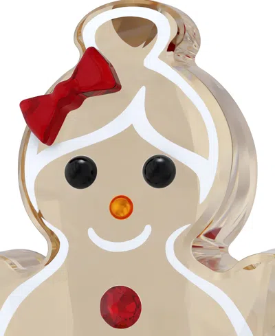Swarovski Holiday Cheers Gingerbread Ornament Set In Neutral