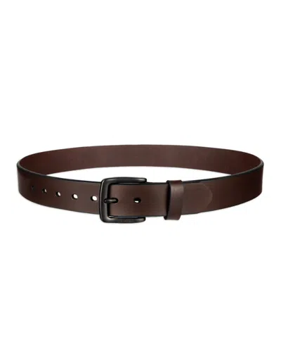 Levi's Men's Two-tone Belt And Key Fob Set In Brown