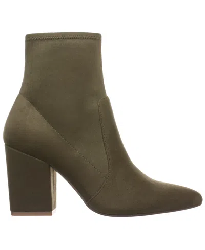 On 34th Women's Lydiaa Pointed-toe Block-heel Booties, Created For Macy's In Green