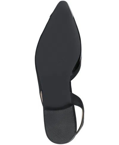Journee Collection Daphnne Womens Pointed Closed Toe Ballet Flats In Black