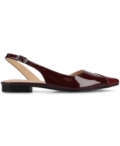 Journee Collection Journee Women's Daphnne Flats In Burgundy