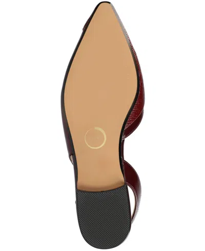 Journee Collection Journee Women's Daphnne Flats In Burgundy