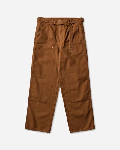 Sacai Men S Carhartt Wip Duck Pants In Brown