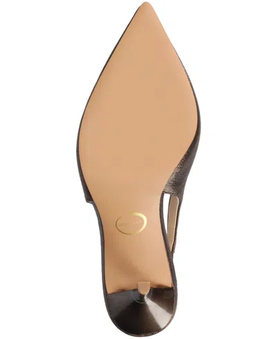 Journee Collection Women's Elenney Pointed Toe Slingback Pumps In Brown