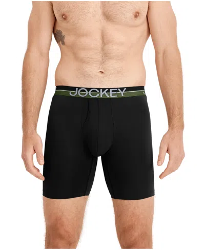 Jockey Men's 2-pack Infinite Cool Long Leg Boxer Briefs In Multi