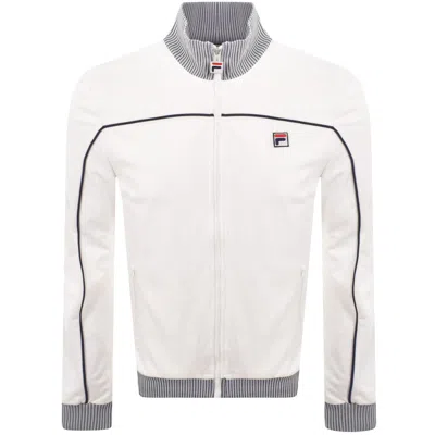 Fila Vintage Fila Zayn Lenticular Track Top Gardenia In White