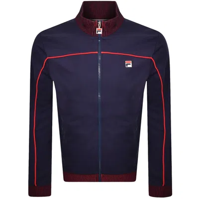 Fila Vintage Fila Zayn Lenticular Track Top Fila Navy In Multi