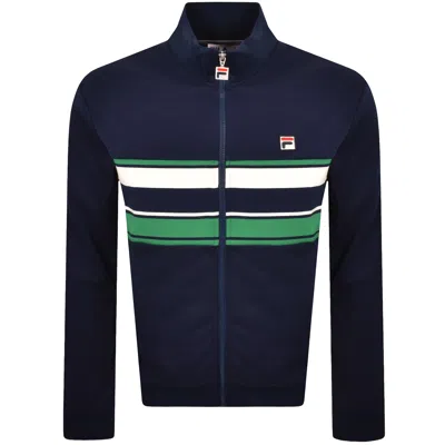 Fila Vintage Fila Vinnie Cut And Sew Track Top Fila Navy In Blue