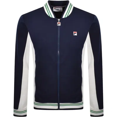 Fila Vintage Fila Settanta Baseball Track Top Fila Navy In Blue