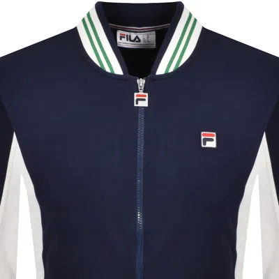 Fila Vintage Fila Settanta Baseball Track Top Fila Navy In Blue