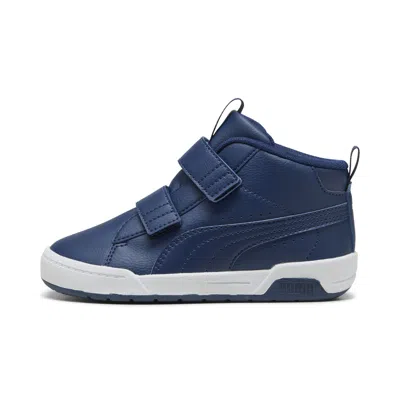 Puma Multiflex 2 Mid Little Kids' Mid-top Sneakers In Blue