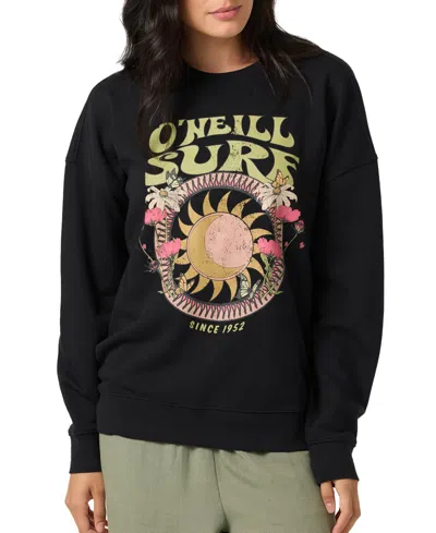 O'neill Juniors' Long Sleeve Sweatshirt In Black