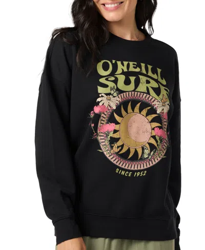 O'neill Juniors' Long Sleeve Sweatshirt In Black