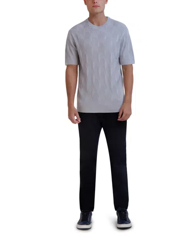Karl Lagerfeld Men's Short Sleeves Sweater In Gray