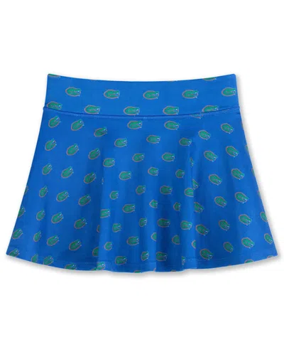 Zoozatz Big Girls Royal Florida Gators All-over Print Tennis Skort In Blue