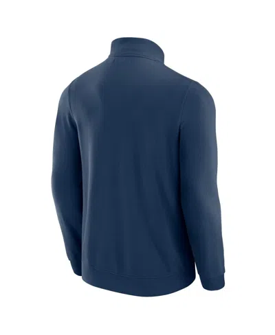 J. Palmer Men's Navy New England Patriots Qb1 Full-zip Sweatshirt In Blue