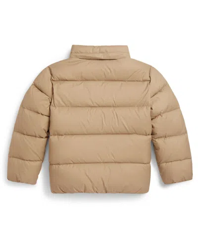 Polo Ralph Lauren Girls 2t-6x Hooded Long Sleeves Jacket In Neutral