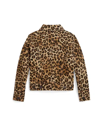 Polo Ralph Lauren Ralph Lauren Leopard-print Denim Trucker Jacket In Animal Print
