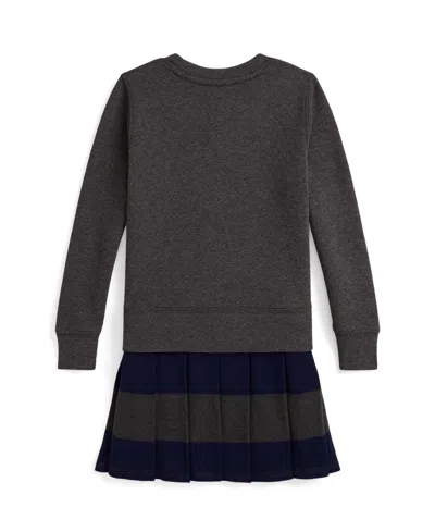 Polo Ralph Lauren Dress With Logo In Gray