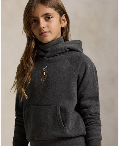 Polo Ralph Lauren Ralph Lauren Big Pony Fleece Hoodie In Black