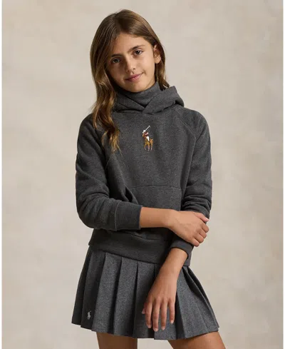 Polo Ralph Lauren Ralph Lauren Big Pony Fleece Hoodie In Black