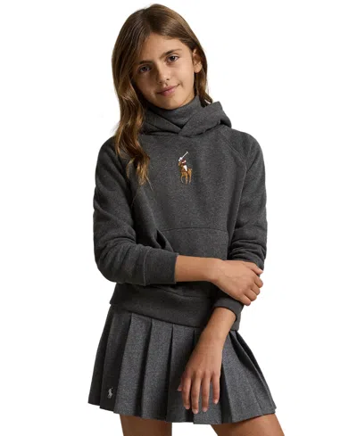 Polo Ralph Lauren Ralph Lauren Big Pony Fleece Hoodie In Black