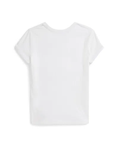 Polo Ralph Lauren Girls 7-16 Short Sleeve Logo T-shirt In White