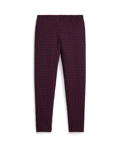 Polo Ralph Lauren Ralph Lauren Floral Stretch Jersey Legging In Purple