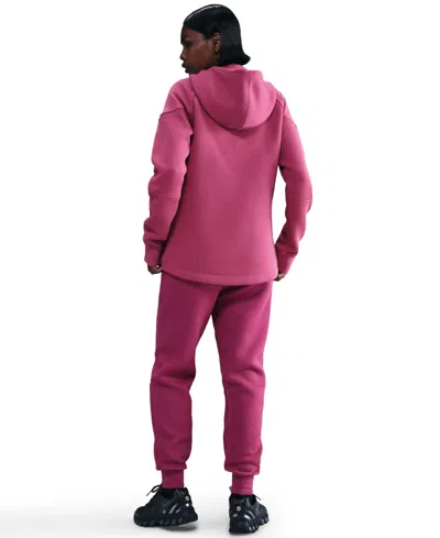 Nike Women's Sportswear Tech Fleece Windrunner Full-zip Hoodie In Pink