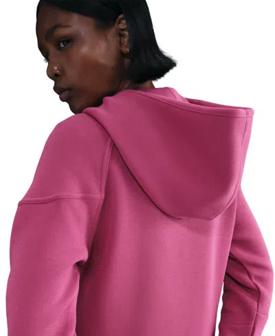 Nike Women's Sportswear Tech Fleece Windrunner Full-zip Hoodie In Pink