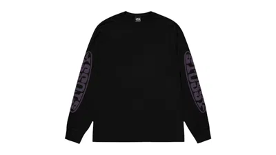 Pre-owned Stussy Men's  Pill Long Sleeve Tee Shirt In Black