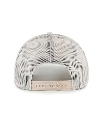 47 Brand Men's And Women's Cream Iowa Hawkeyes Core Inline Gravestone Adjustable Trucker Hat In White