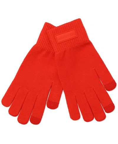 Hunter Women's Cable Cuffed Gloves In Orange