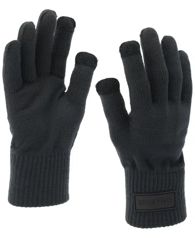Hunter Women's Cable Cuffed Gloves In Black