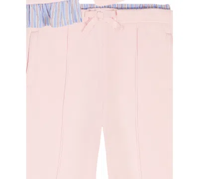 Tommy Hilfiger Girls 4-6x 2-piece Long Sleeves Top And Pants Set In Pink