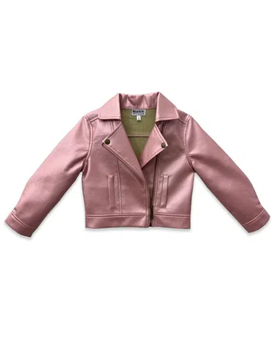 Blueberi Boulevard Girls 2t-6x Sleeveless Jacket Dress In Pink