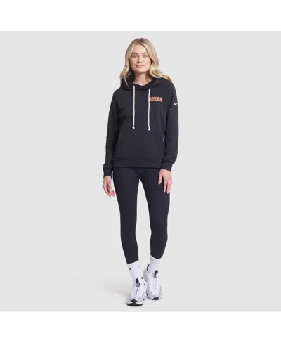 Nike San Francisco 49ers Rivalries Collection Sideline  Women's Dri-fit Nfl Pullover Hoodie In Black