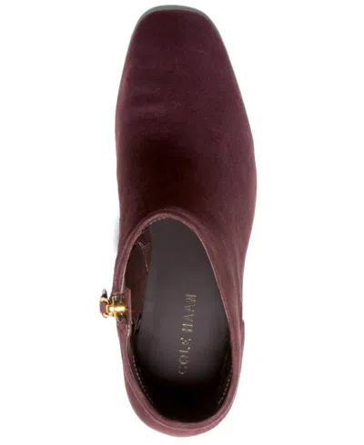 Cole Haan Women's Gemma Dress Booties In Burgundy