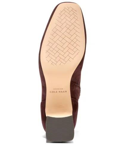Cole Haan Women's Gemma Dress Booties In Burgundy