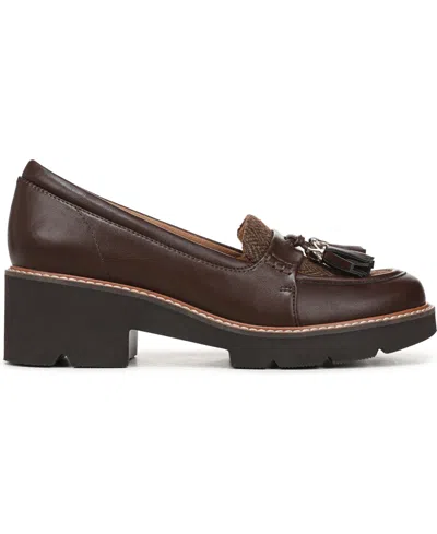 Naturalizer Wide Width Committed Platform Loafer In Brown