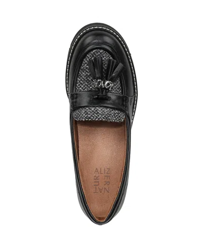 Naturalizer Committed Lug Sole Loafers In Black