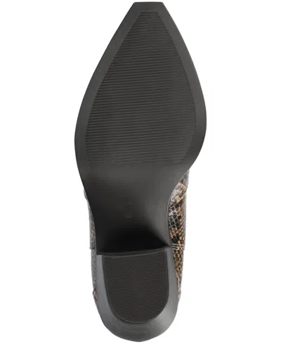 Journee Collection Women's Braylee Western Studded Ankle Booties In Multi