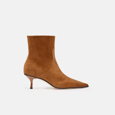 Scarosso Jamie Pointed-toe Boots In Brown