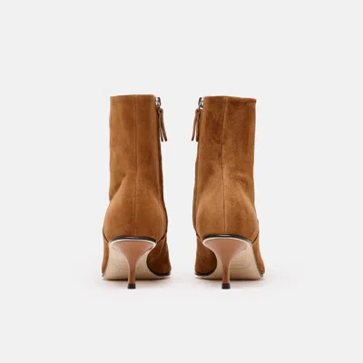 Scarosso Jamie Pointed-toe Boots In Brown