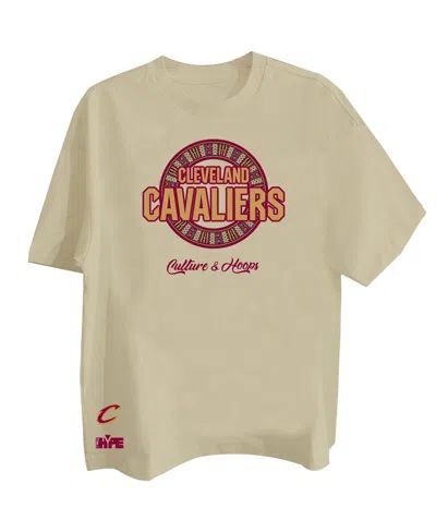 Two Hype Men's Khaki Cleveland Cavaliers Worldwide Collection Premium T-shirt In Brown