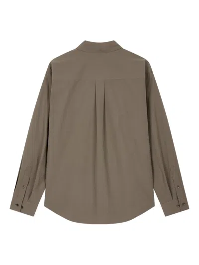 Studio Tomboy Button-down Shirt In Brown