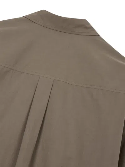 Studio Tomboy Button-down Shirt In Brown